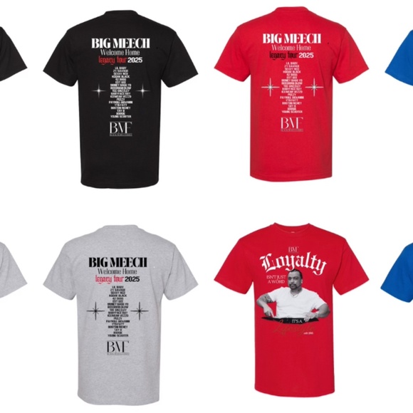 Official Big Meech Welcome Back Tour Merch T-Shirts - Picture 3 of 3